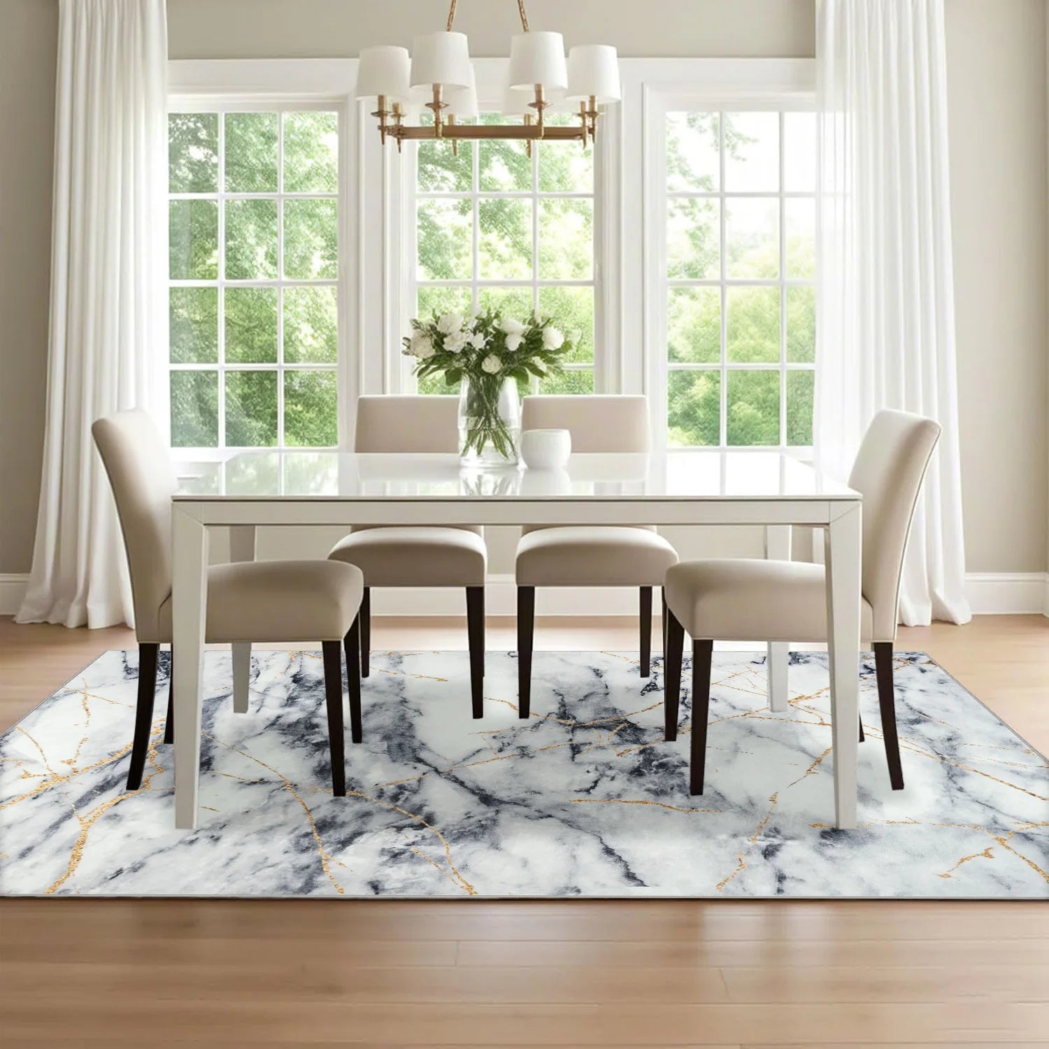 Soft Area Rug Fluffy Modern Flannel Rugs Floor Mat Large Size Carpet for Living Room Bedroom Home Decor